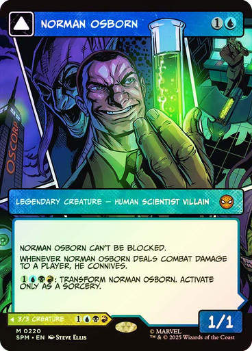 Norman Osborn // Green Goblin (SPM) (220) / Showcase / Foil