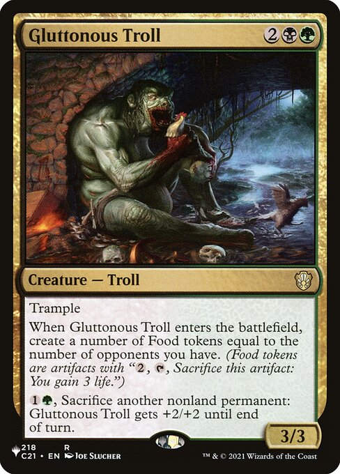 Gluttonous Troll (PLST) (C21-218)