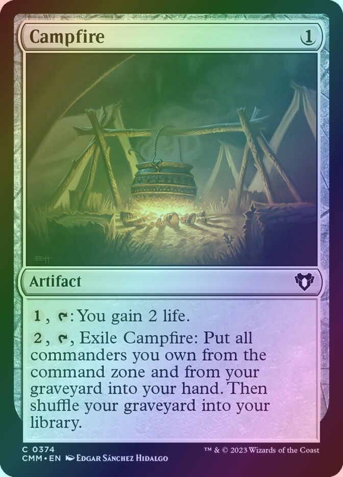 Campfire (CMM) (374) / Foil