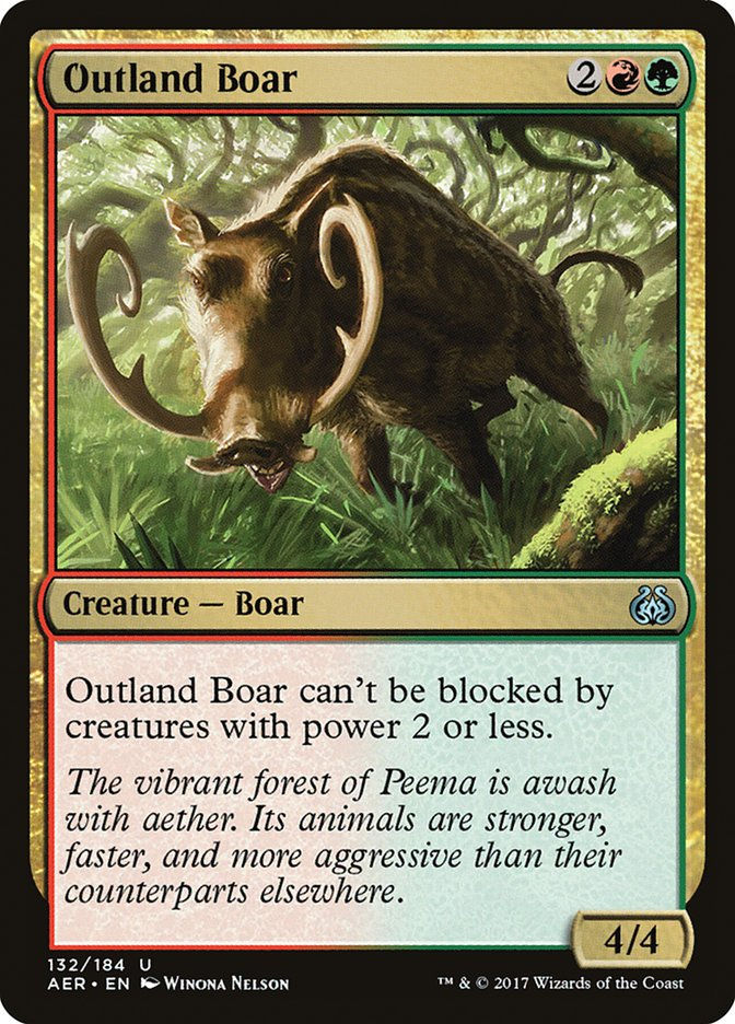 Outland Boar (AER) (132) / Foil