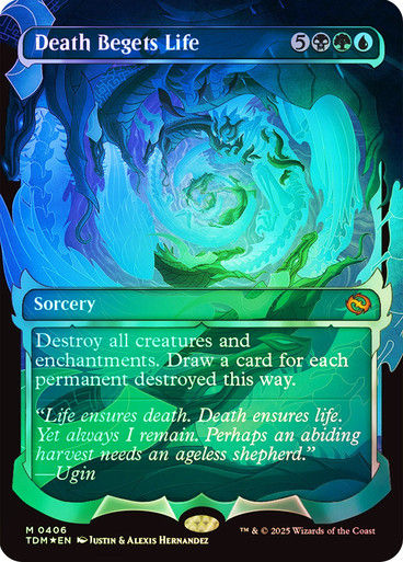 Death Begets Life (TDM) (406) / Foil / Showcase Ghostfire (A) (EN)