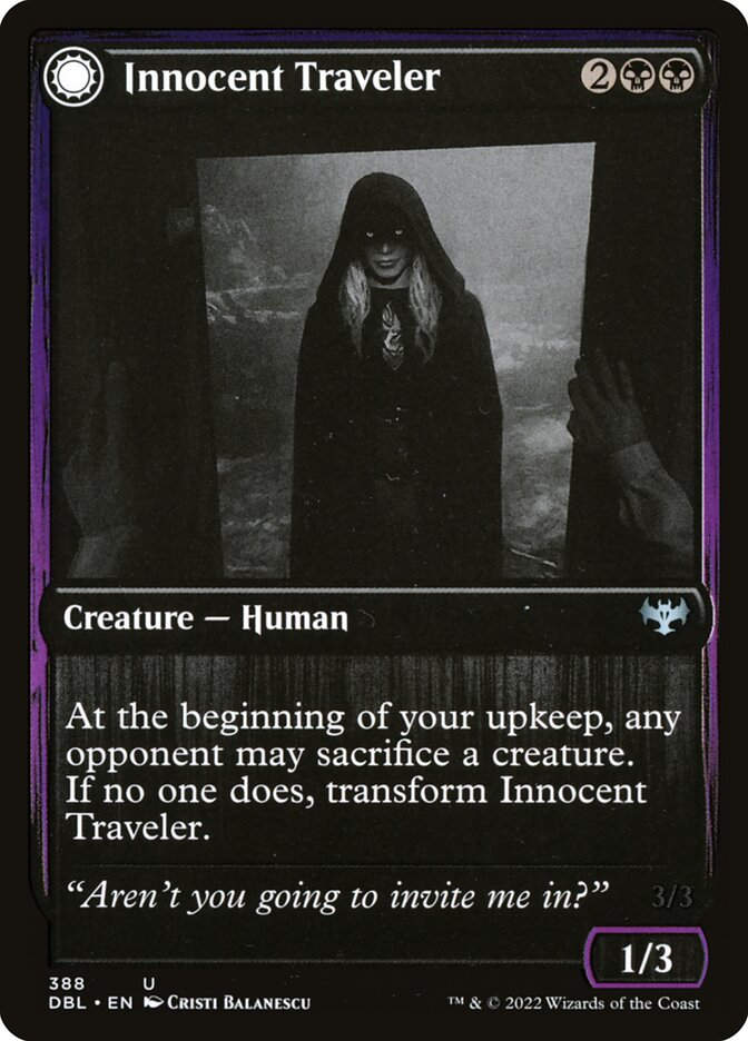 Innocent Traveler // Malicious Invader (DBL) (388)