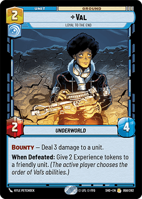 Val - Loyal to the End (SHD_#058/262)