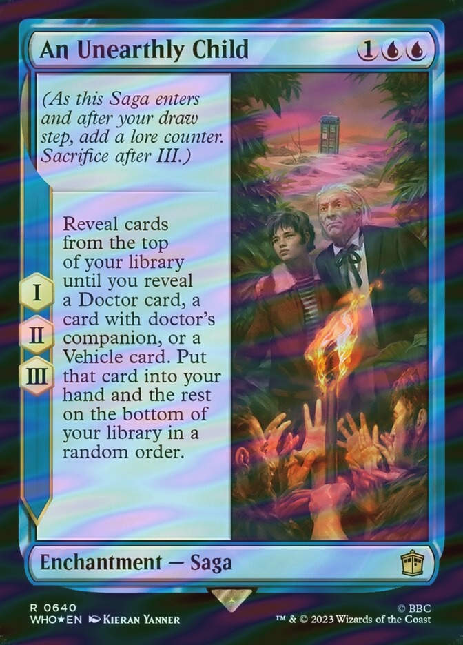 An Unearthly Child (WHO) (640) / Surge Foil
