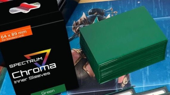 BCW - Chroma Inner Sleeve: Green (Perfect Fit) — cara 2 de 2
