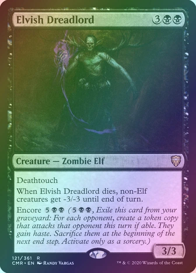 Elvish Dreadlord (CMR) (121) / Foil
