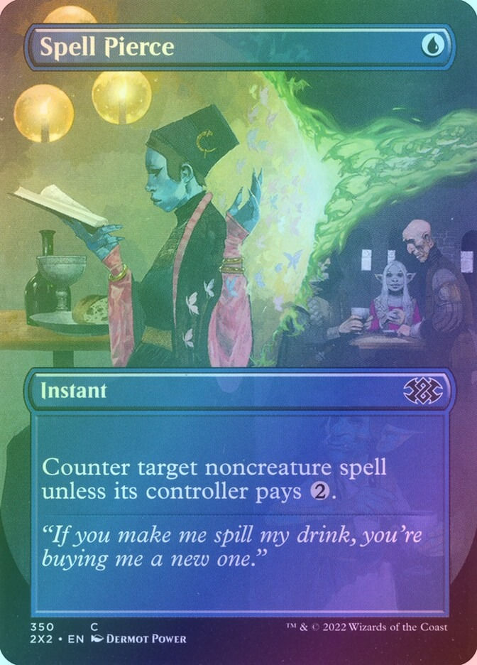 Spell Pierce (2X2) (350) / Borderless / Foil