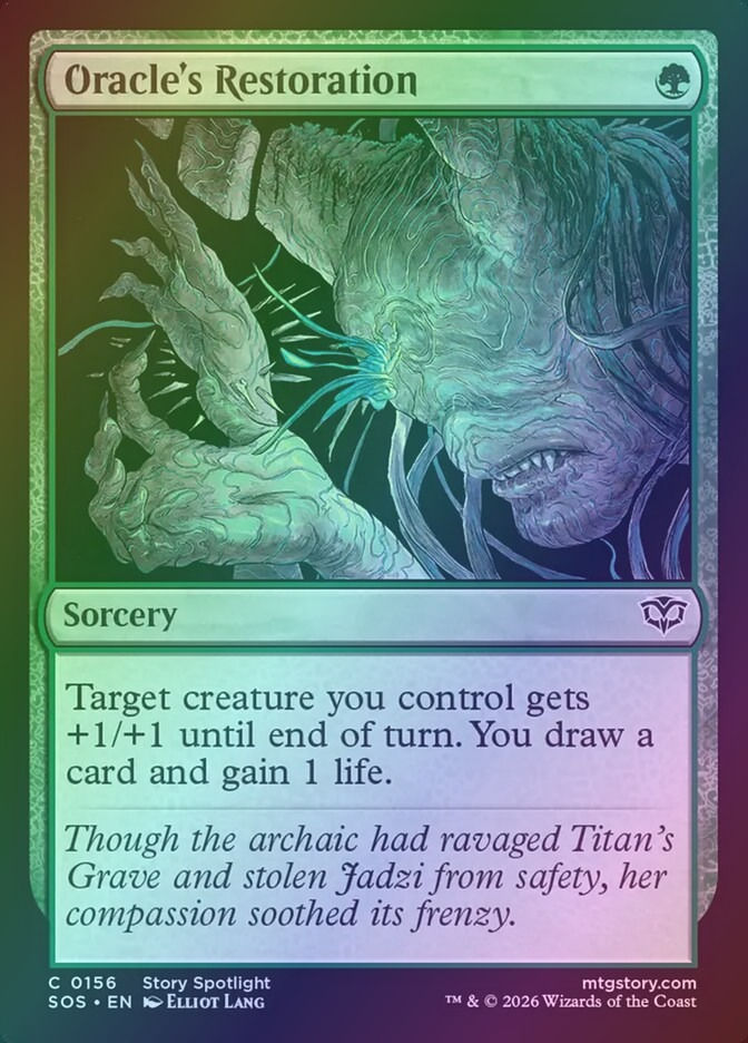 Oracle's Restoration (SOS) (156) / Foil