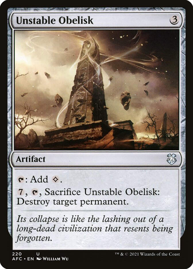 Unstable Obelisk (AFC) (220)