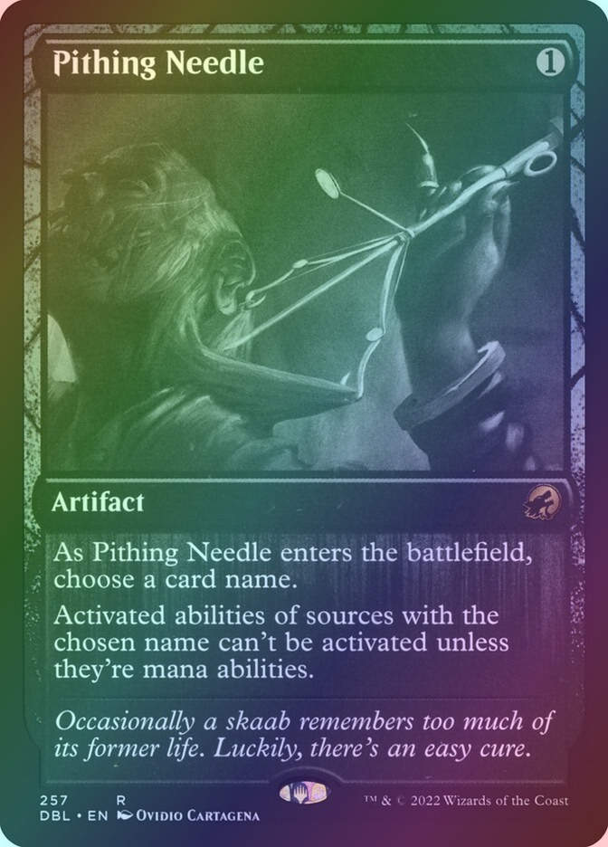 Pithing Needle (DBL) (257) / Foil