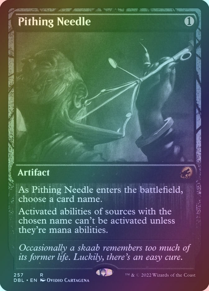 Pithing Needle (DBL) (257) / Foil