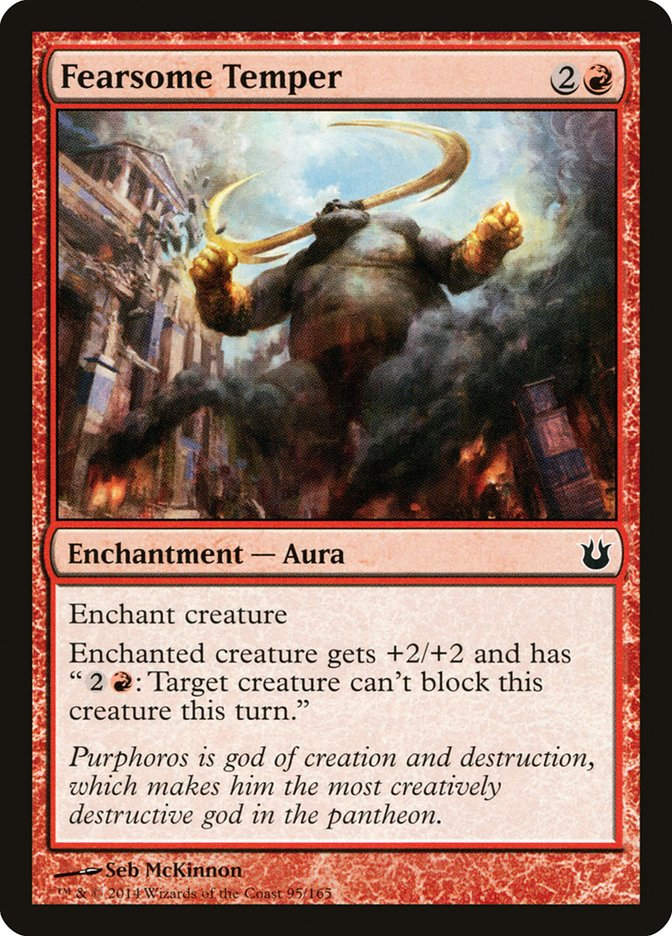 Fearsome Temper (BNG) (95) / Foil