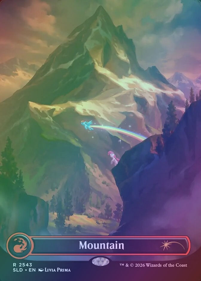 Mountain (SLD) (2543) / Borderless / Foil