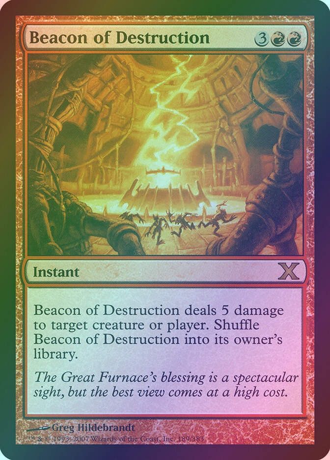 Beacon of Destruction (10E) (189) / Foil