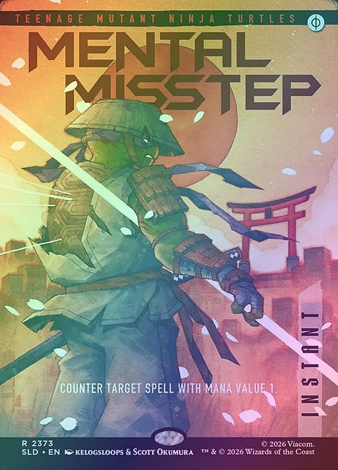 Mental Misstep (SLD) (2373) / Borderless / Foil | MTG Wolf México