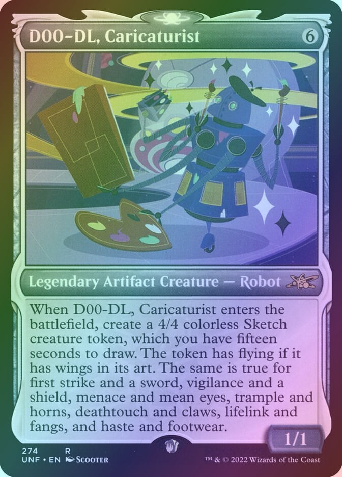 D00-DL, Caricaturist (UNF) (274) / Showcase / Foil