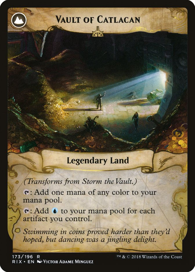 Storm the Vault // Vault of Catlacan (RIX) (173) — cara 2 de 2