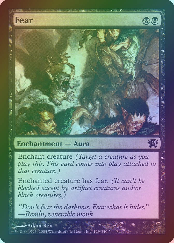 Fear (9ED) (129★) / Foil