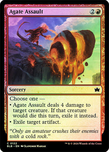 Agate Assault (blb) (122) / Foil