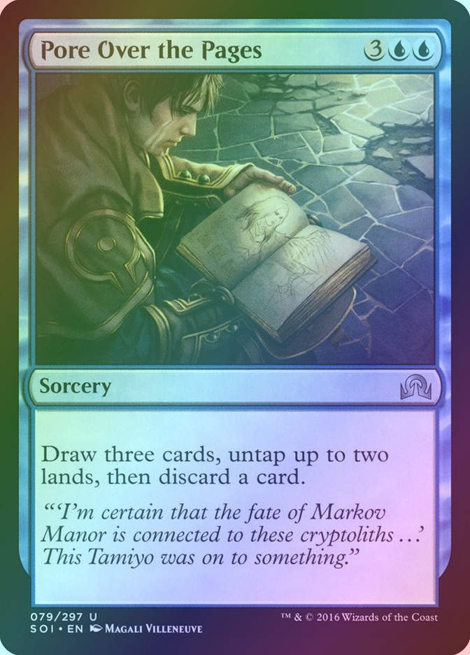 Pore Over the Pages (SOI) (79) / Foil