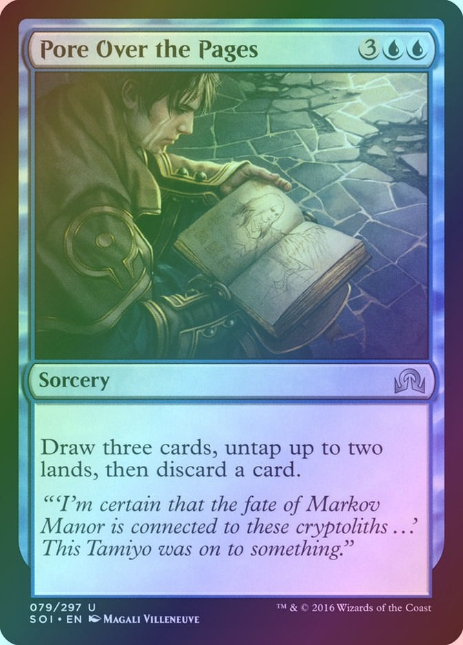 Pore Over the Pages (SOI) (79) / Foil