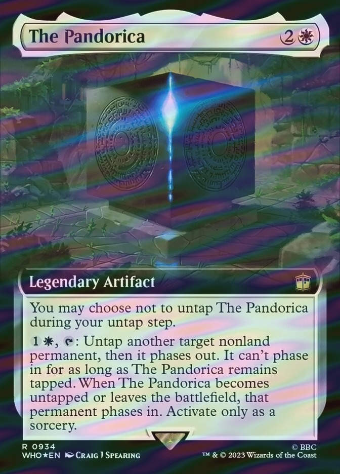 The Pandorica (WHO) (934) / Extended Art / Surge Foil