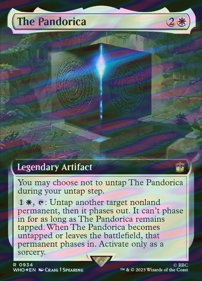 The Pandorica (WHO) (934) / Extended Art / Surge Foil