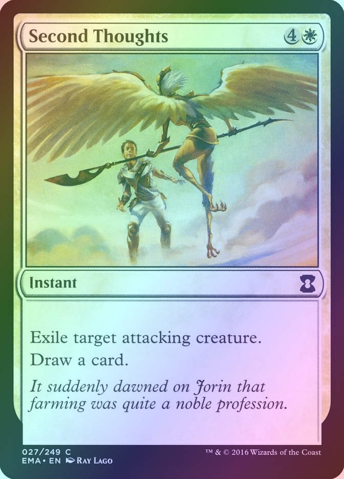 Second Thoughts (EMA) (27) / Foil