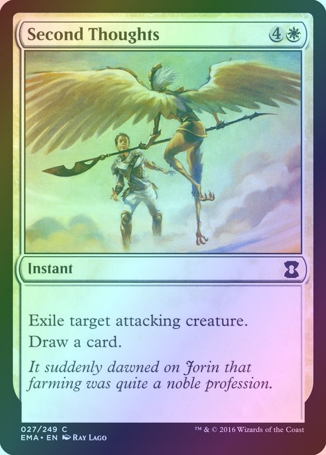 Second Thoughts (EMA) (27) / Foil