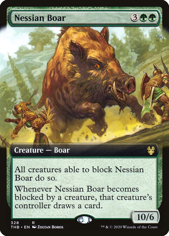 Nessian Boar (THB) (328) / Extended Art