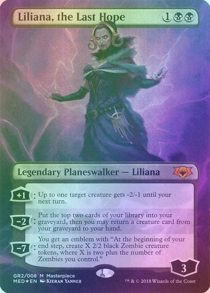 Liliana, the Last Hope (MED) (GR2) / Borderless / Foil