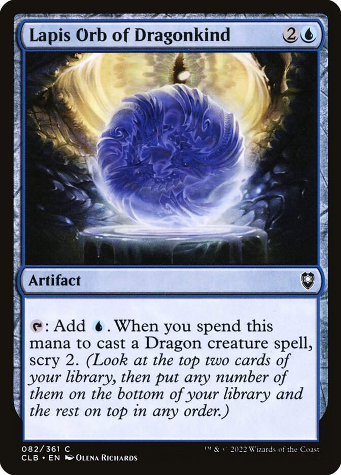 Lapis Orb of Dragonkind (CLB) (82)
