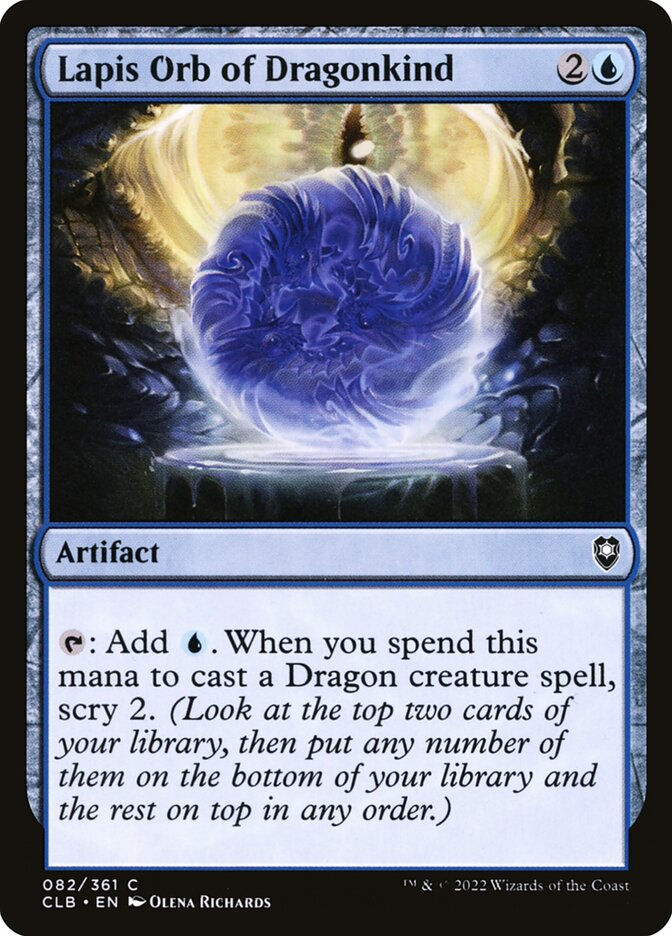 Lapis Orb of Dragonkind (CLB) (82)