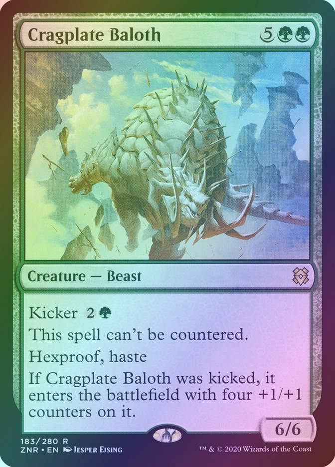 Cragplate Baloth (ZNR) (183) / Foil