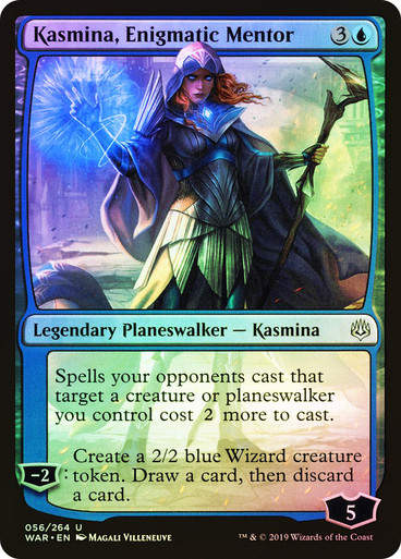 Kasmina, Enigmatic Mentor (WAR) (56) / Foil