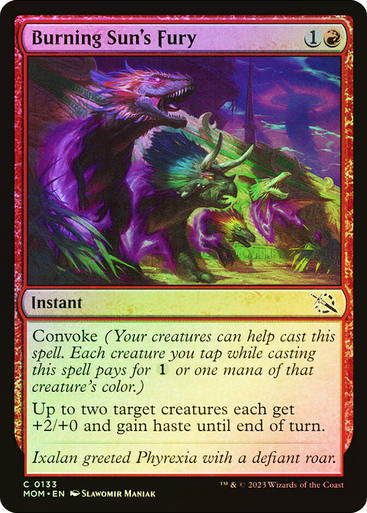 Burning Sun's Fury (mom) / Foil
