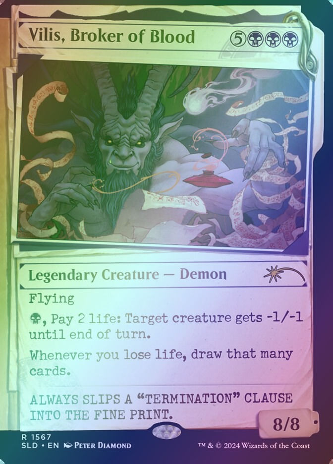 Vilis, Broker of Blood (SLD) (1567★) / Showcase / Rainbow Foil