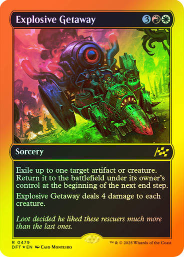 Explosive Getaway (DFT) (479) / First Place Foil