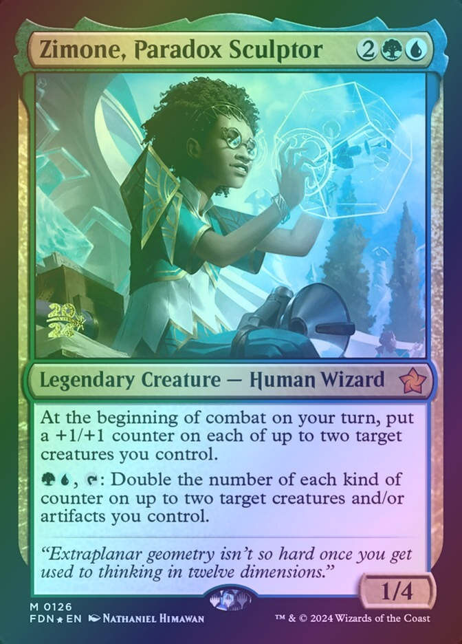Zimone, Paradox Sculptor (PFDN) (126s) / Foil