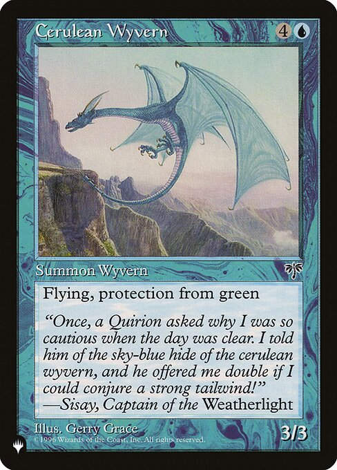 Cerulean Wyvern (PLST) (MIR-57)