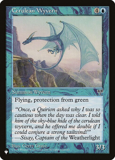Cerulean Wyvern (PLST) (MIR-57)