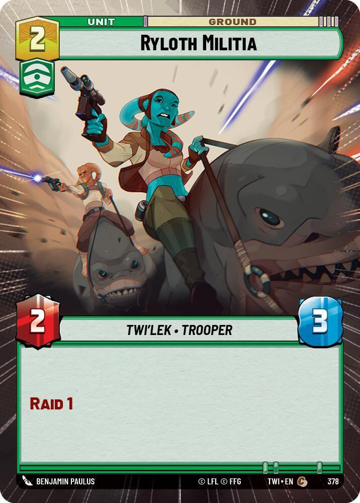 Ryloth Militia (Hyperspace) (TWI) (378) / Foil