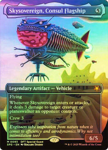 Skysovereign, Consul Flagship (SPG) (93) / Foil / Borderless