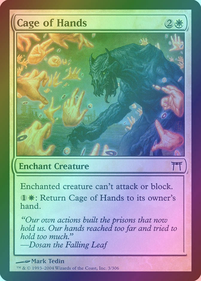 Cage of Hands (CHK) (3) / Foil