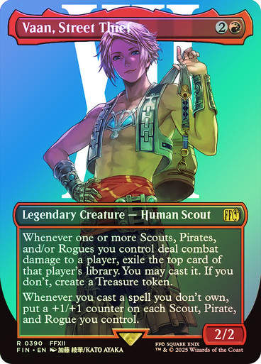 Vaan, Street Thief (FIN) (390) / Borderless / Foil