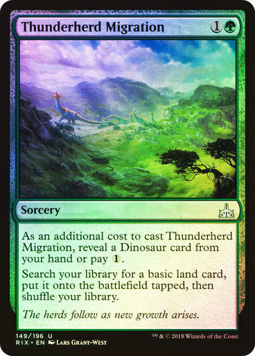 Thunderherd Migration (RIX) (149) / Foil