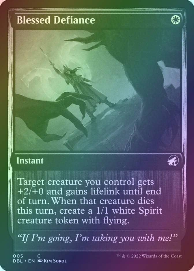 Blessed Defiance (DBL) (5) / Foil