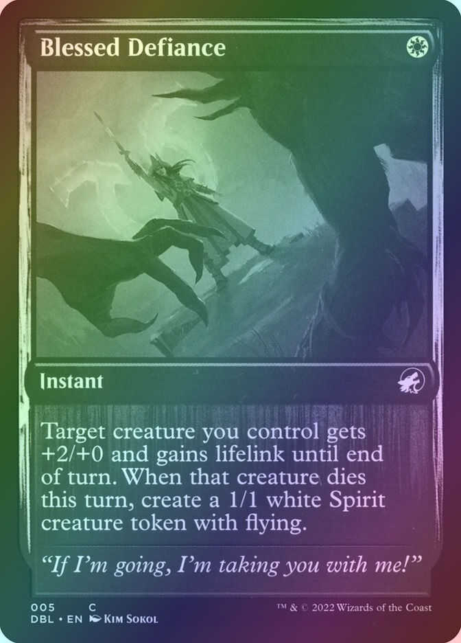 Blessed Defiance (DBL) (5) / Foil
