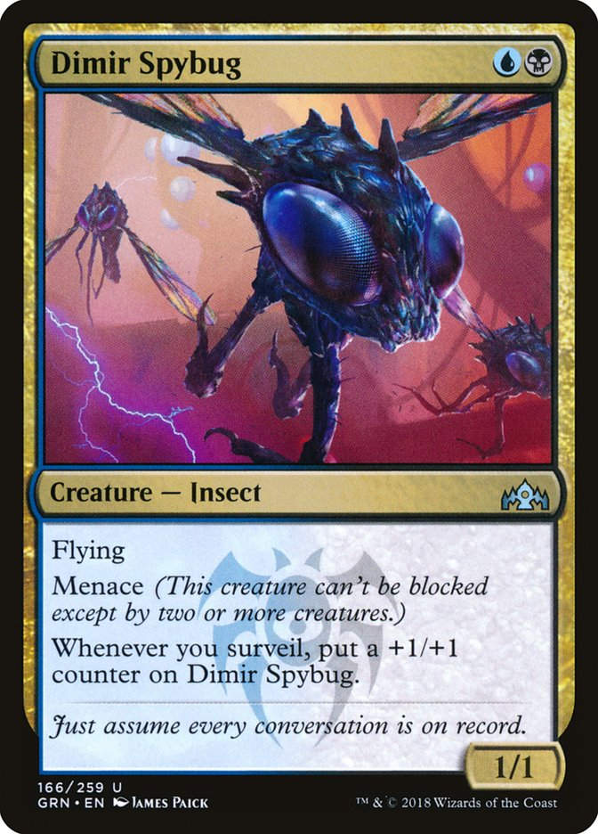 Dimir Spybug (GRN) (166)