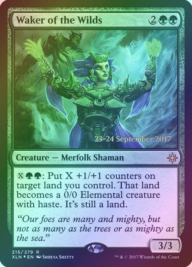 Waker of the Wilds (PXLN) (215s) / Foil
